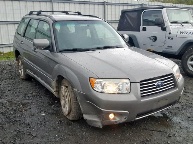 JF1SG65666H744853 - 2006 SUBARU FORESTER 2 GRAY photo 1