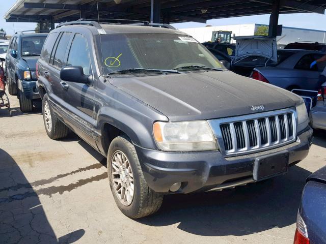 1J4GW58S04C165254 - 2004 JEEP GRAND CHER GRAY photo 1