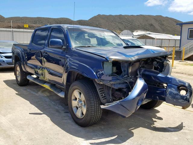 5TEKU72N16Z162937 - 2006 TOYOTA TACOMA DOU BLUE photo 1