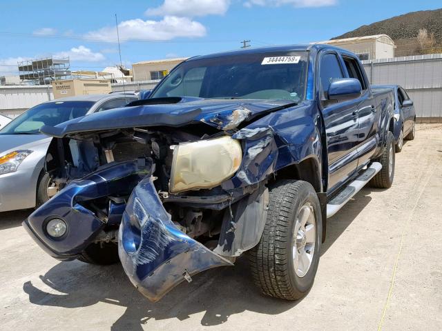 5TEKU72N16Z162937 - 2006 TOYOTA TACOMA DOU BLUE photo 2