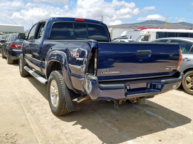 5TEKU72N16Z162937 - 2006 TOYOTA TACOMA DOU BLUE photo 3