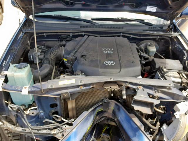 5TEKU72N16Z162937 - 2006 TOYOTA TACOMA DOU BLUE photo 7