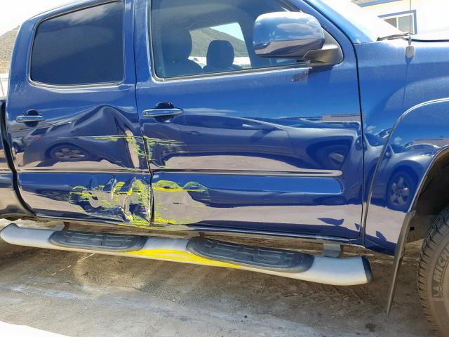 5TEKU72N16Z162937 - 2006 TOYOTA TACOMA DOU BLUE photo 9