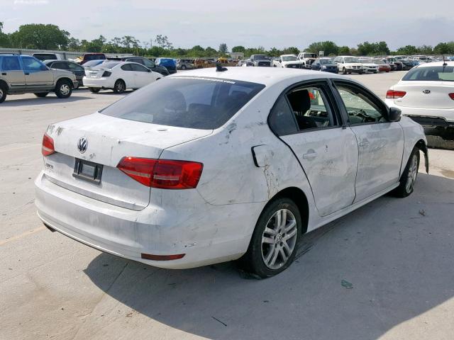 3VW2K7AJ9FM202213 - 2015 VOLKSWAGEN JETTA BASE WHITE photo 4