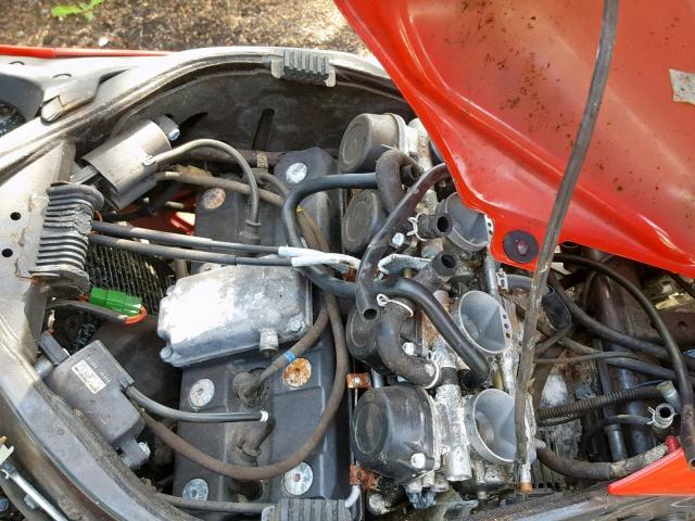 JS1GN76A6T2100728 - 1996 SUZUKI RF600 R RED photo 9