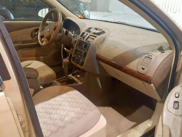1G1ZT62864F190869 - 2004 CHEVROLET MALIBU MAX BEIGE photo 5
