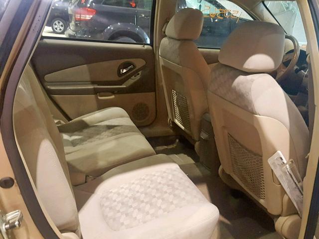 1G1ZT62864F190869 - 2004 CHEVROLET MALIBU MAX BEIGE photo 6