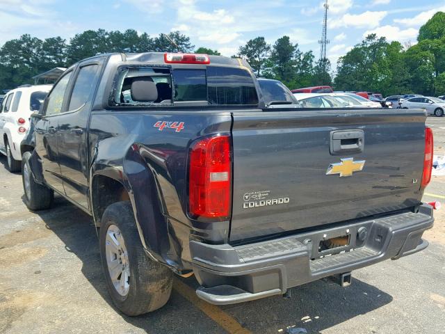 1GCGTCE36G1379715 - 2016 CHEVROLET COLORADO L GRAY photo 3