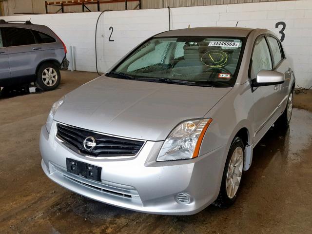 3N1AB6AP8CL611496 - 2012 NISSAN SENTRA 2.0 SILVER photo 2