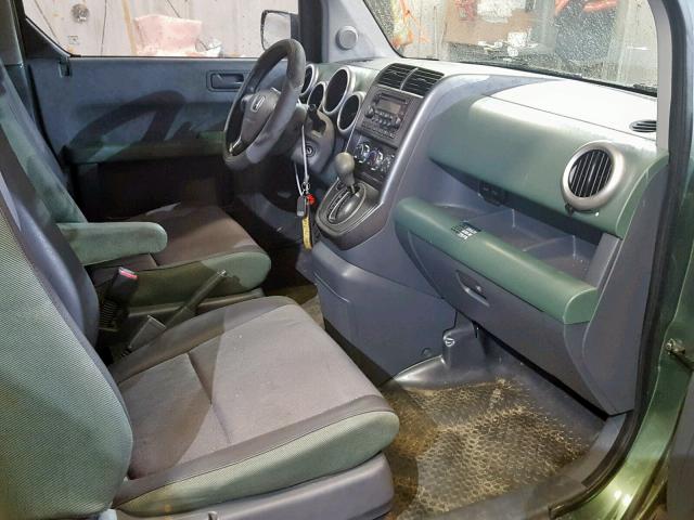 5J6YH18503L006878 - 2003 HONDA ELEMENT EX GREEN photo 5