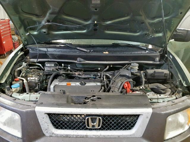 5J6YH18503L006878 - 2003 HONDA ELEMENT EX GREEN photo 7