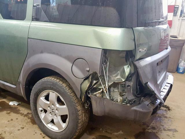 5J6YH18503L006878 - 2003 HONDA ELEMENT EX GREEN photo 9