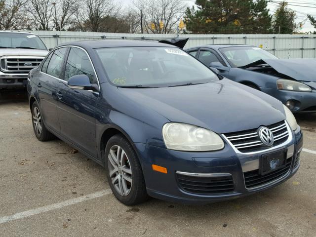 3VWSF71K06M713208 - 2006 VOLKSWAGEN JETTA 2.5 BLUE photo 1