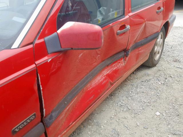 YV1LS5534S2234215 - 1995 VOLVO 850 BASE RED photo 9