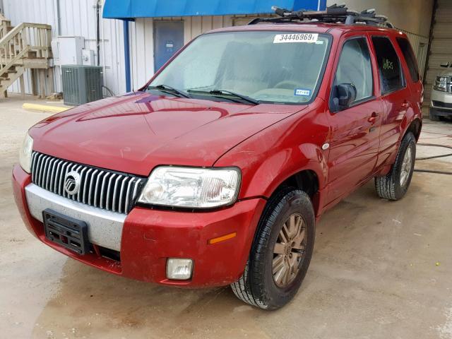 4M2YU80Z37KJ18380 - 2007 MERCURY MARINER CO MAROON photo 2