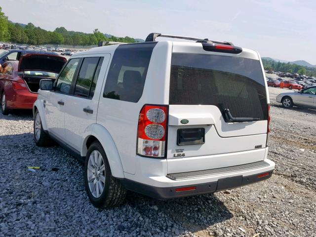 SALAK2D48CA598420 - 2012 LAND ROVER LR4 HSE LU WHITE photo 3