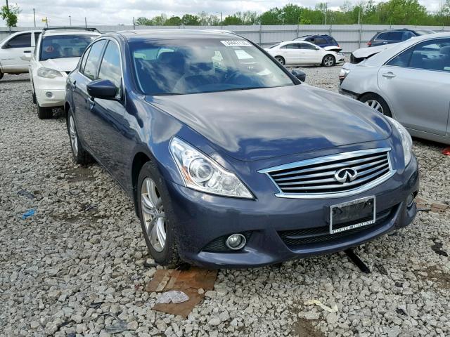 JN1CV6AR4DM354927 - 2013 INFINITI G37 BLUE photo 1