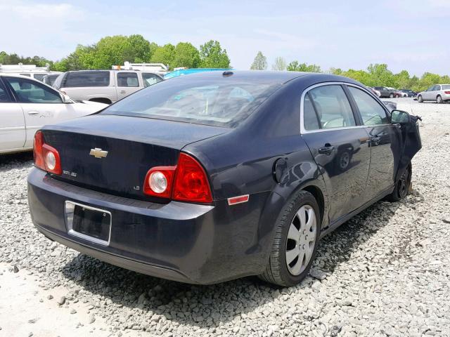 1G1ZG57B19F244315 - 2009 CHEVROLET MALIBU LS CHARCOAL photo 4