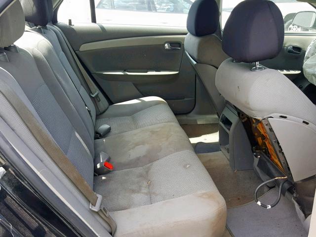 1G1ZG57B19F244315 - 2009 CHEVROLET MALIBU LS CHARCOAL photo 6