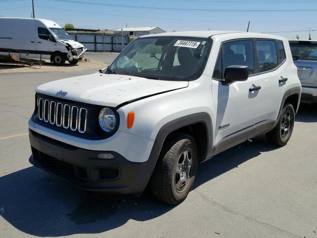 ZACCJBAH9JPH35260 - 2018 JEEP RENEGADE S WHITE photo 2