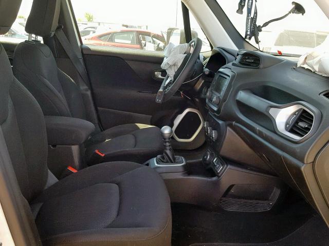 ZACCJBAH9JPH35260 - 2018 JEEP RENEGADE S WHITE photo 5