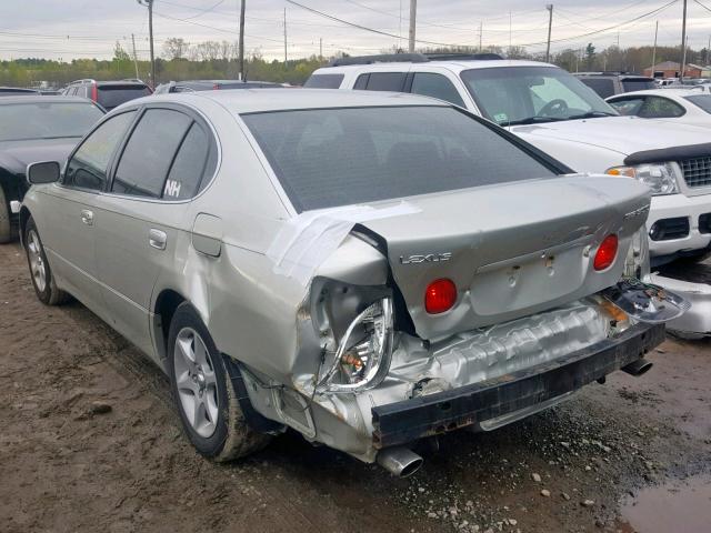 JT8BD69SX10118268 - 2001 LEXUS GS 300 SILVER photo 3