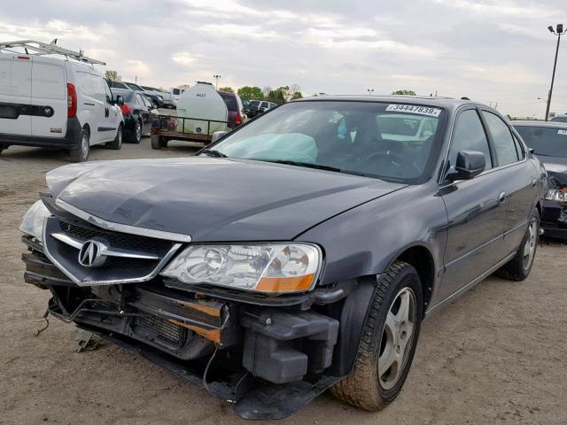 19UUA56763A026361 - 2003 ACURA 3.2TL GRAY photo 2