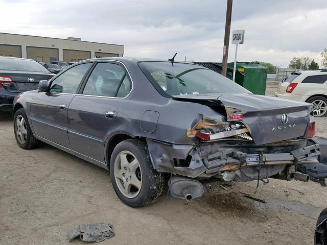 19UUA56763A026361 - 2003 ACURA 3.2TL GRAY photo 3