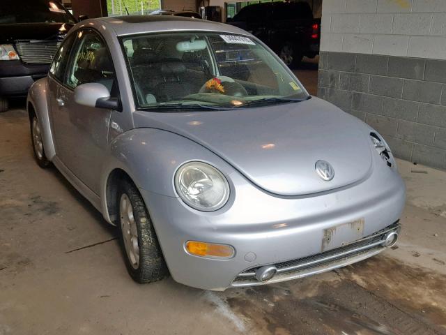 3VWCK21C13M401339 - 2003 VOLKSWAGEN NEW BEETLE ვერცხლისფერი ფოტო 1