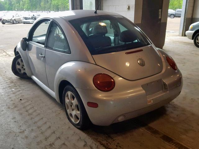 3VWCK21C13M401339 - 2003 VOLKSWAGEN NEW BEETLE ვერცხლისფერი ფოტო 3