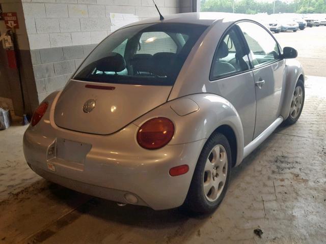 3VWCK21C13M401339 - 2003 VOLKSWAGEN NEW BEETLE ვერცხლისფერი ფოტო 4