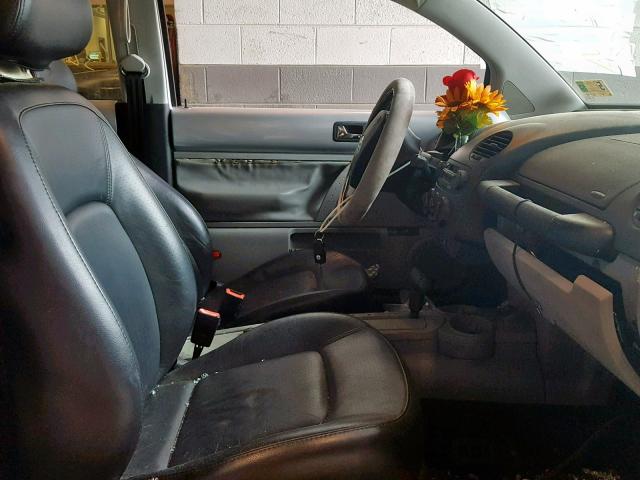 3VWCK21C13M401339 - 2003 VOLKSWAGEN NEW BEETLE ვერცხლისფერი ფოტო 5