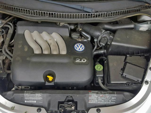 3VWCK21C13M401339 - 2003 VOLKSWAGEN NEW BEETLE ვერცხლისფერი ფოტო 7