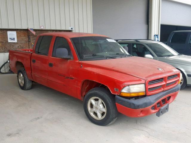 1B7GL2AX4YS603658 - 2000 DODGE DAKOTA QUA RED photo 1