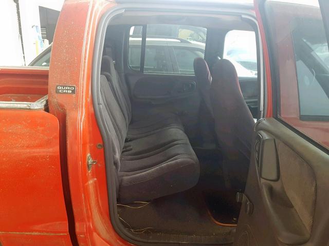 1B7GL2AX4YS603658 - 2000 DODGE DAKOTA QUA RED photo 6