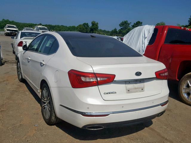 KNALN4D79F5173411 - 2015 KIA CADENZA PR WHITE photo 3