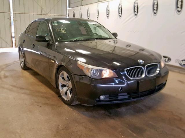 WBANE53547CY04335 - 2007 BMW 525 I BLACK photo 1