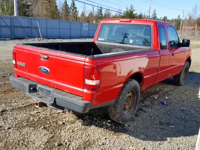 1FTKR4ED5APA78297 - 2010 FORD RANGER SUP RED photo 4