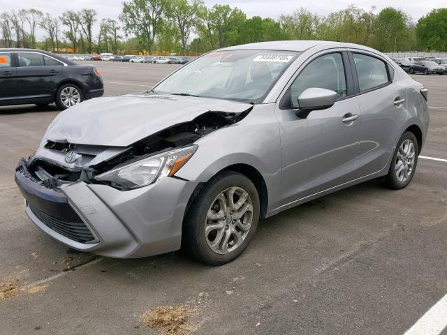 3MYDLBZV9GY136843 - 2016 TOYOTA SCION IA SILVER photo 2