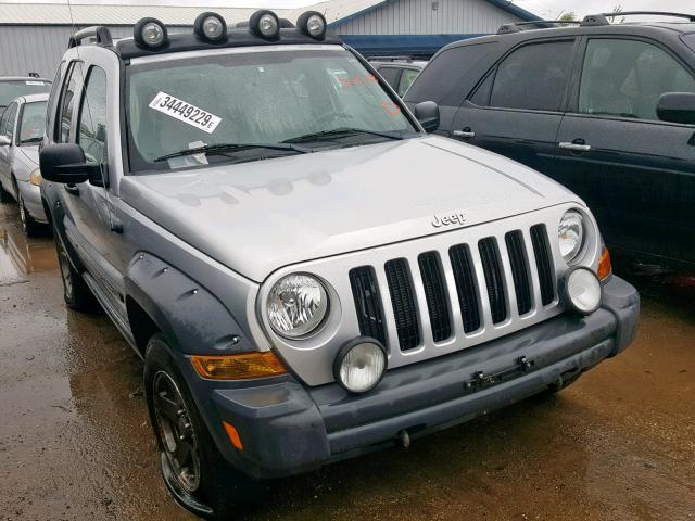 1J4GL38K86W219026 - 2006 JEEP LIBERTY RE SILVER photo 1