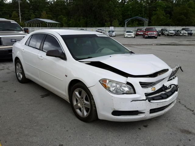 1G1ZA5EU2BF364605 - 2011 CHEVROLET MALIBU LS WHITE photo 1