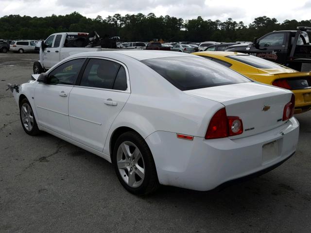 1G1ZA5EU2BF364605 - 2011 CHEVROLET MALIBU LS WHITE photo 3
