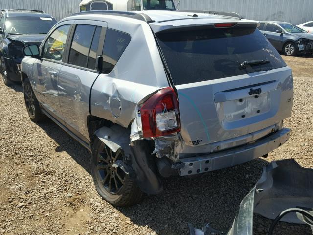 1C4NJCBA4FD179283 - 2015 JEEP COMPASS SP 银色 照片 3