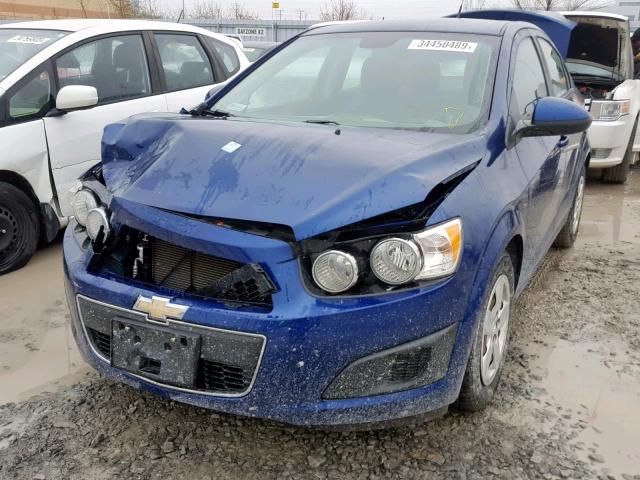 1G1JA5EH3C4205945 - 2012 CHEVROLET SONIC LS 蓝色 照片 2