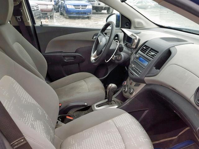 1G1JA5EH3C4205945 - 2012 CHEVROLET SONIC LS 蓝色 照片 5