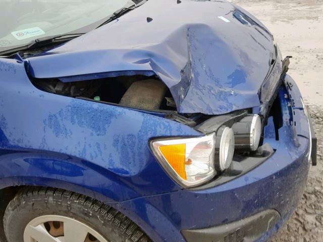 1G1JA5EH3C4205945 - 2012 CHEVROLET SONIC LS 蓝色 照片 9