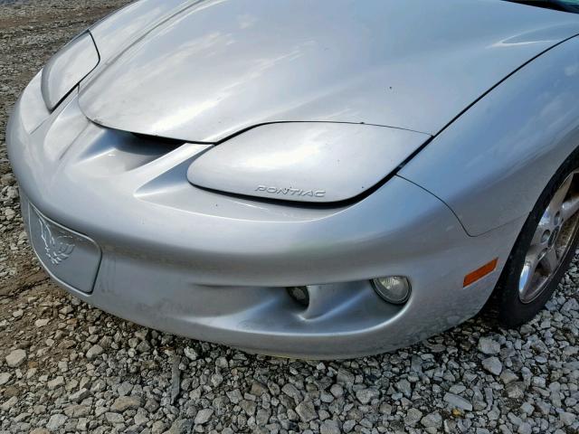 2G2FV22G6W2206405 - 1998 PONTIAC FIREBIRD F SILVER photo 9