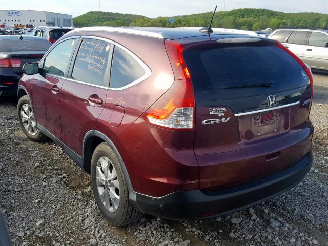 5J6RM4H7XDL042579 - 2013 HONDA CR-V EXL  photo 3