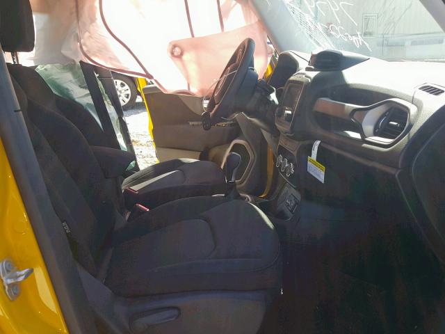 ZACCJAAT6GPD47474 - 2016 JEEP RENEGADE S 黄色 照片 5