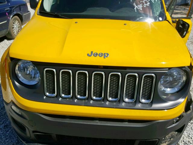 ZACCJAAT6GPD47474 - 2016 JEEP RENEGADE S 黄色 照片 7